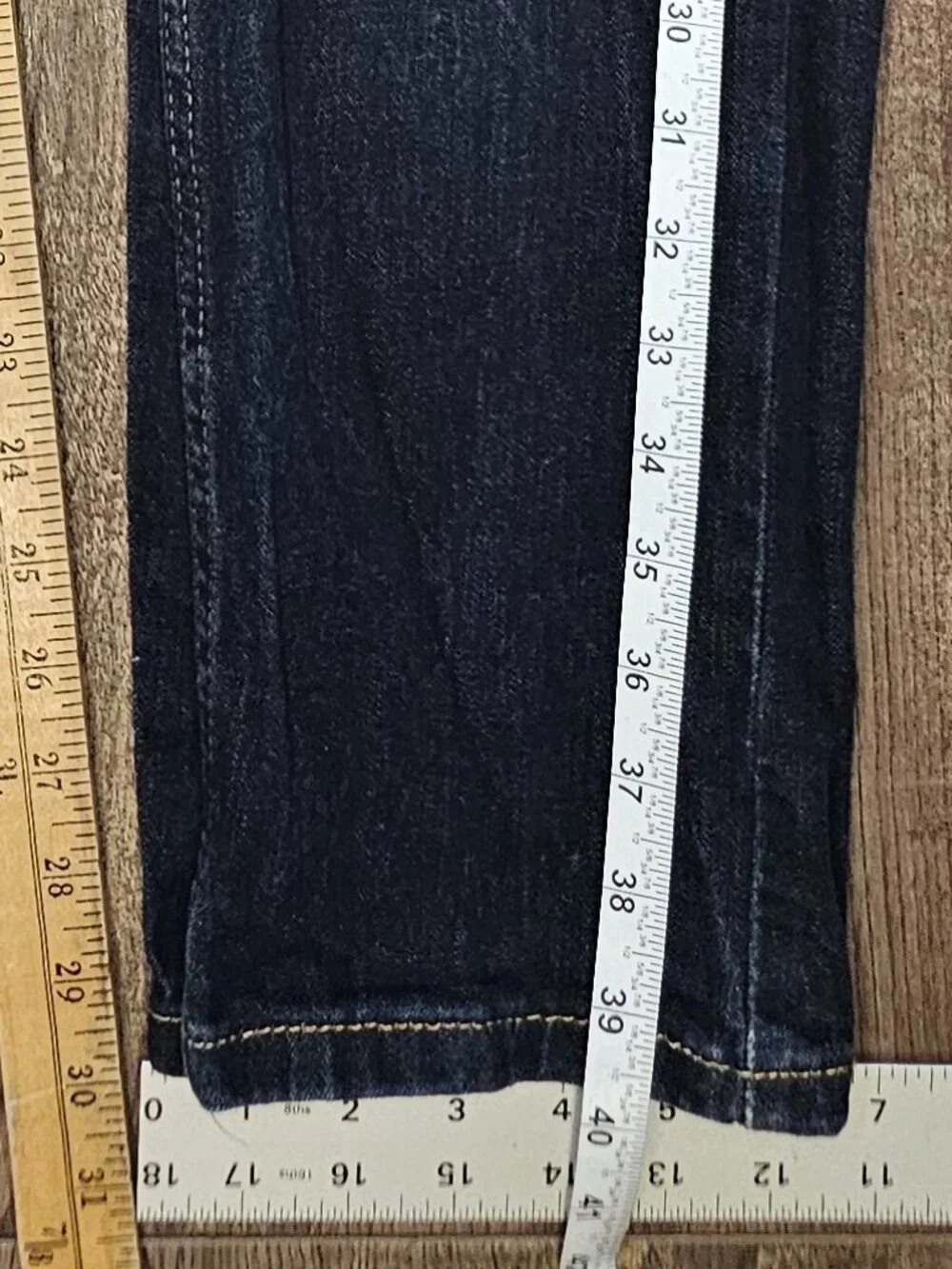 Levi’s 510 Skinny Fit Zipper Fly Jeans W36 L32 36x33 Dark Indigo Wash Blue Denim